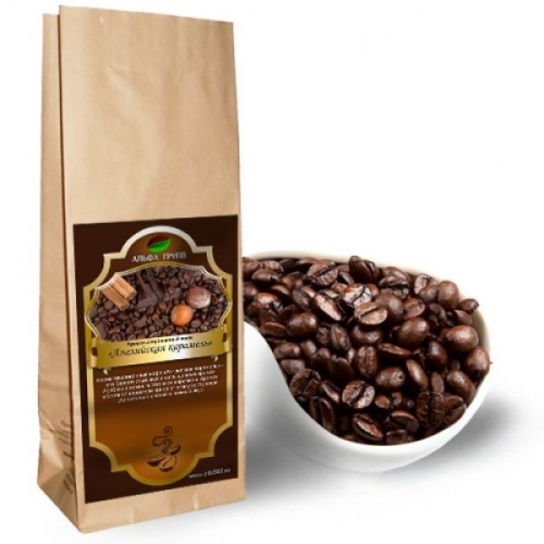 Кофе в зернах «Английская карамель», ароматизированный